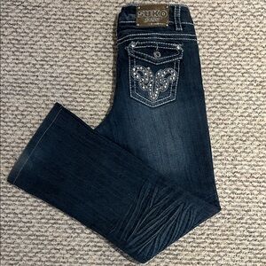 Suko Women's Elegant Blue Boot Cut Jeans